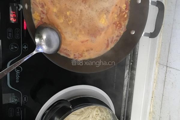 番茄鸡蛋面的做法图解8