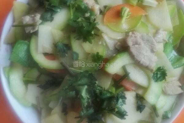 土豆片炒角瓜（西葫芦）的做法图解4
