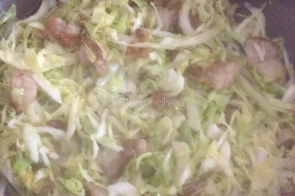 荞头包菜饭的做法图解10