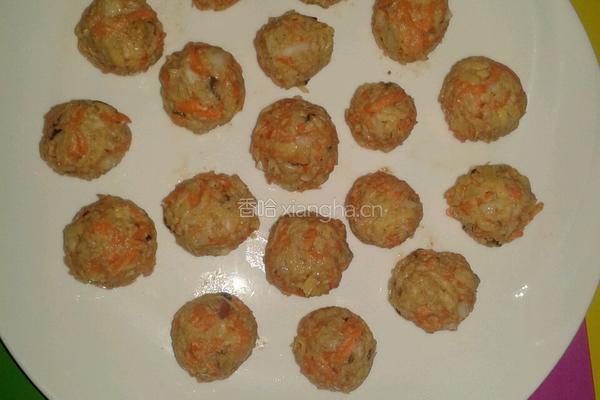 香酥蔬菜丸的做法图解7