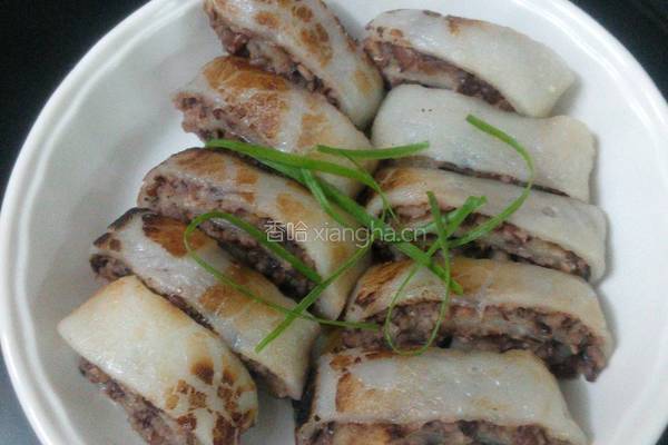 红豆糯米卷的做法图解4