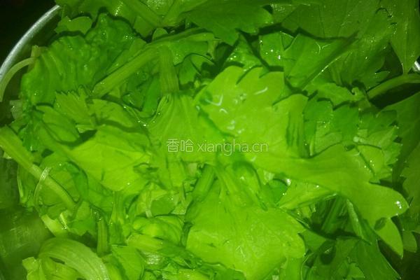 青菜面的做法图解3