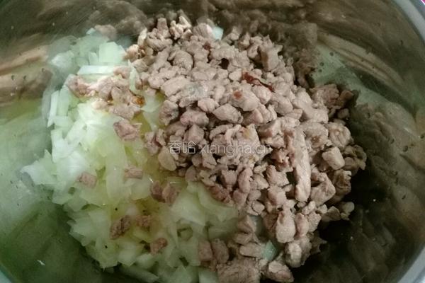 洋葱肉饼的做法图解5