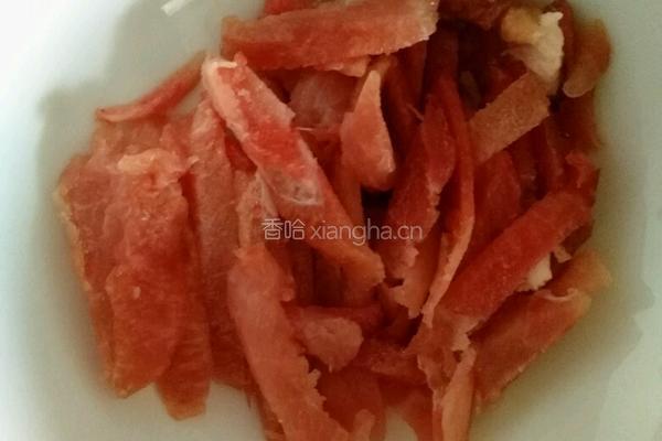 金针菇肉丝面的做法图解1