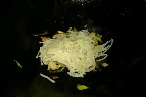 金针菇肉丝面的做法图解6
