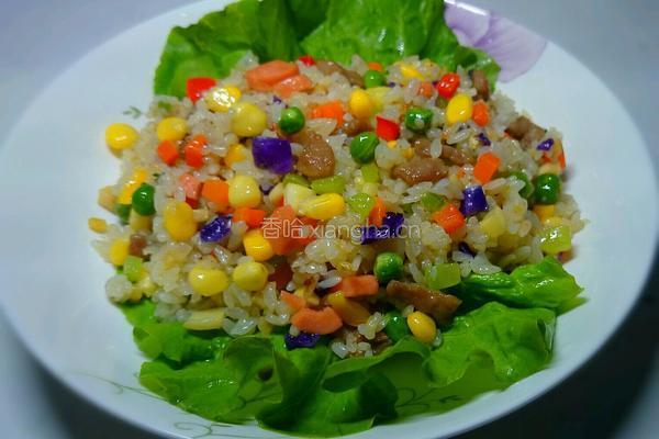 彩虹炒饭的做法图解16
