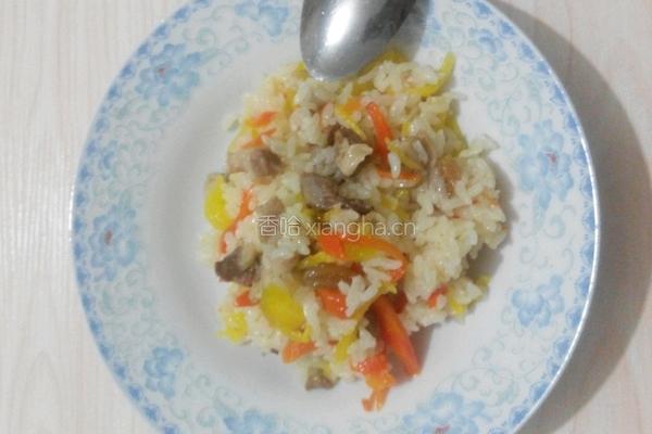 碎肉抓饭的做法图解6