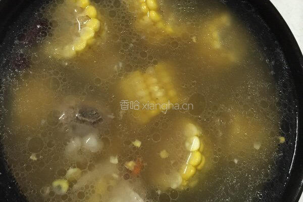 山药玉米排骨汤的做法图解5