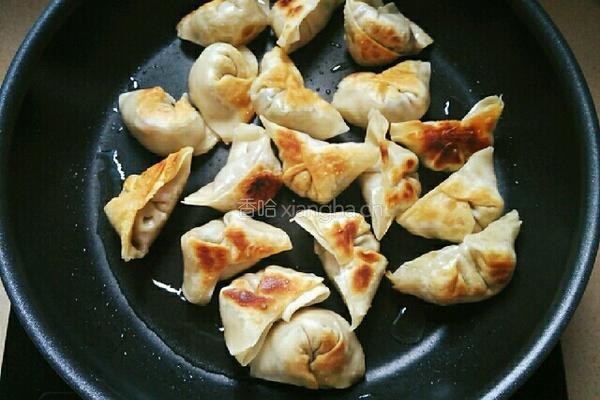 煎饺(胡萝卜芹菜猪肉馅)的做法图解14