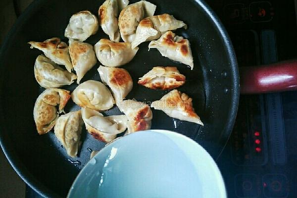 煎饺(胡萝卜芹菜猪肉馅)的做法图解15