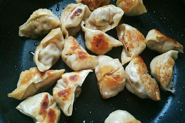 煎饺(胡萝卜芹菜猪肉馅)的做法图解16