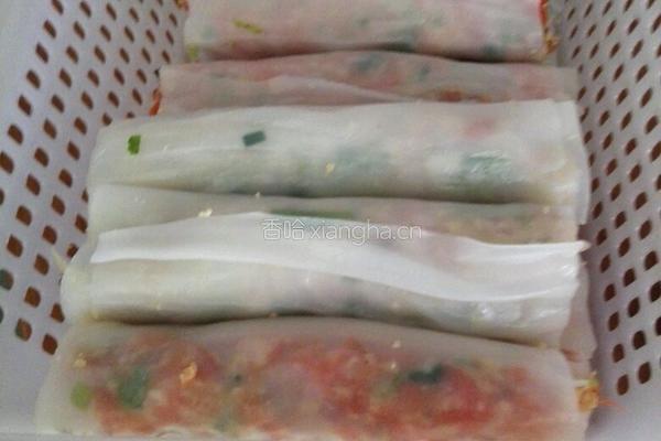 自制三色粉卷的做法图解5