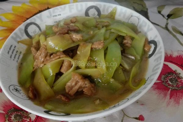 莴笋炒肉的做法图解4