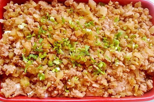 肉末蒸豆腐的做法图解7