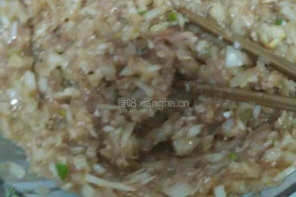 猪肉洋葱肉饼的做法图解3