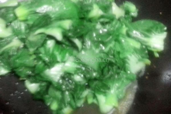 蚝油白菜的做法图解5