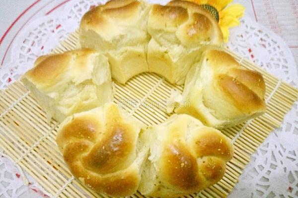 玫瑰花乳酪面包的做法图解21