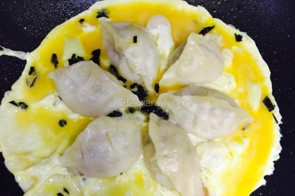 蛋包煎饺的做法图解6