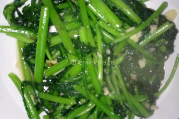 蒜蓉茼蒿的做法图解9