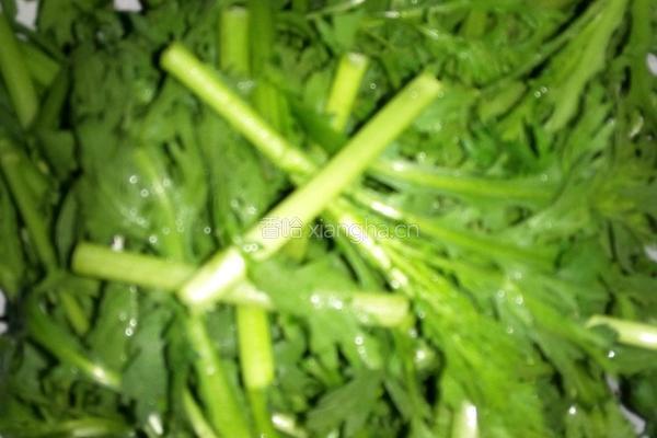蒜蓉茼蒿的做法图解5