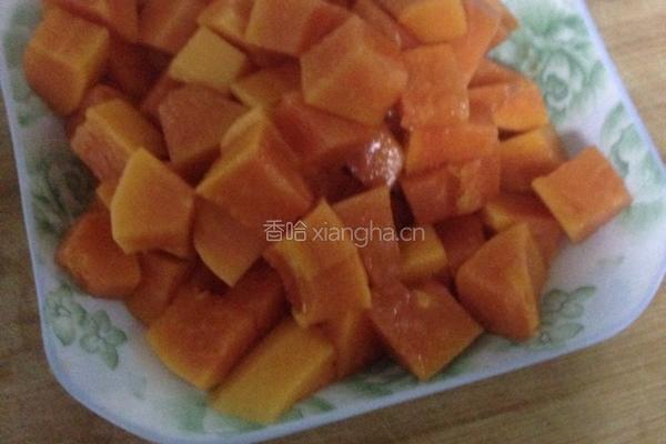 木瓜椰奶西米露的做法图解1
