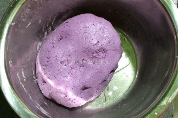 紫薯豆沙汤圆的做法图解4