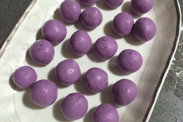 紫薯豆沙汤圆的做法图解10