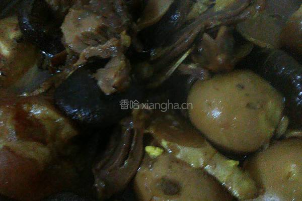 卤猪蹄的做法图解4