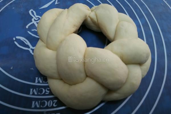 圣诞花环面包的做法图解10