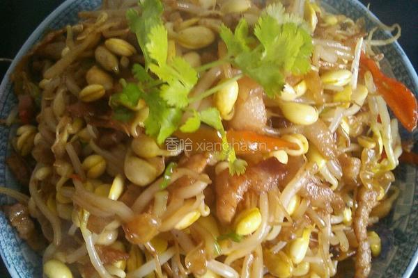 豆芽炒肉丝的做法图解7