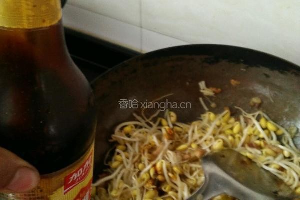 豆芽炒肉丝的做法图解5