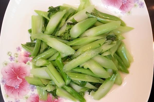 清炒白菜心的做法图解5