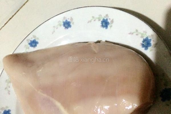 粉鸡鸡蛋羹的做法图解1