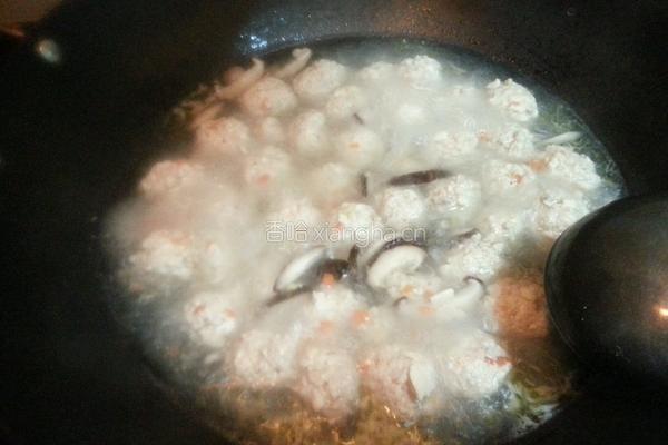 豆腐丸子汤的做法图解4