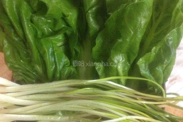 潮汕厚合炒荞头的做法图解1