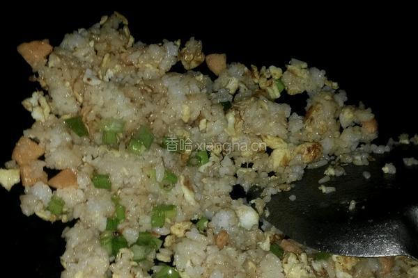 姜蛋炒饭的做法图解4