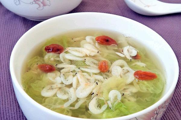 虾皮白菜汤的做法图解8