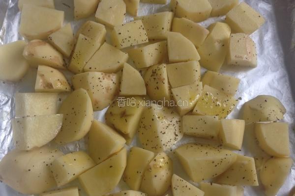 蒜香黑椒烤鸡腿的做法图解4
