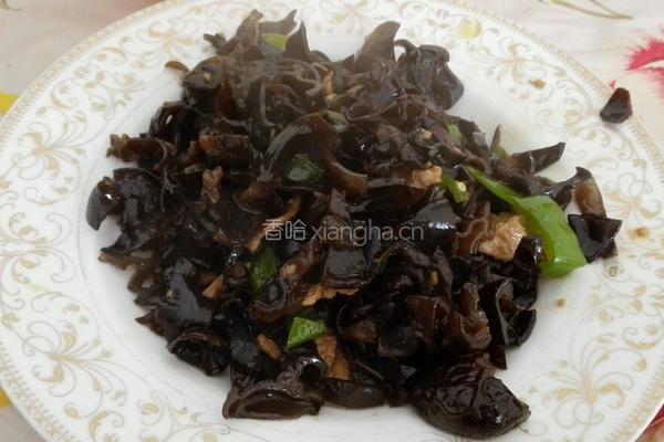 木耳炒肉的做法图解4