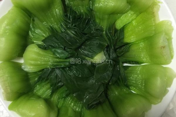 香菇烧油菜的做法图解5