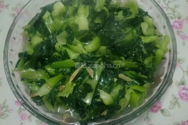 清炒青菜的做法图解4