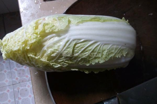 娃娃菜卷的做法图解1