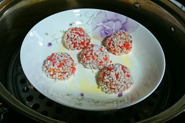 糯米猪肉水晶丸的做法图解13