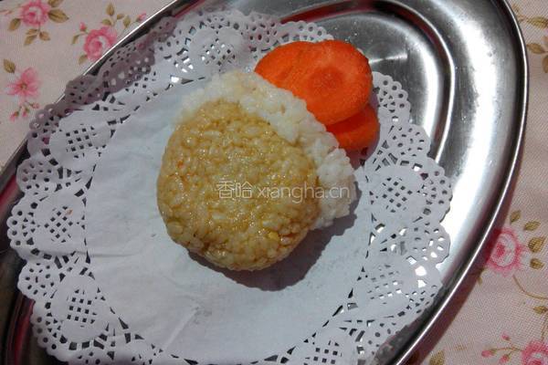 圣诞老人饭团的做法图解4