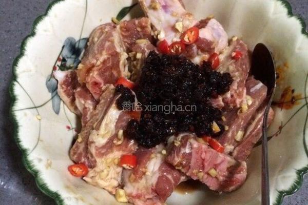 豆豉蒸排骨的做法图解4