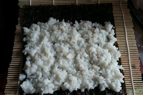辣白菜寿司卷的做法图解8