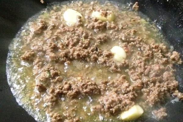 羊肉沫炒饭的做法图解5