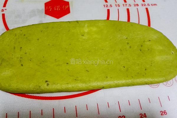 抹茶绿豆酥的做法图解9