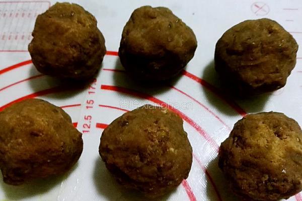 抹茶绿豆酥的做法图解15