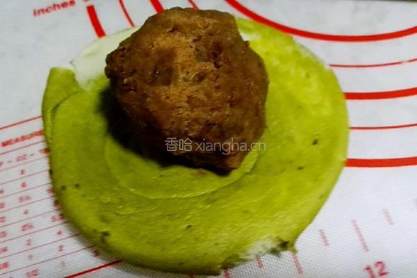 抹茶绿豆酥的做法图解17